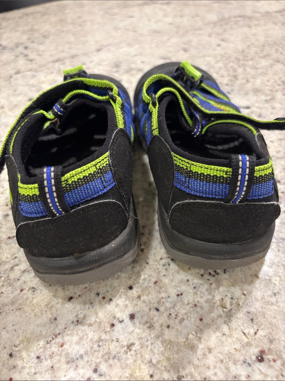 Keen Kids Blue & Green Strappy Closed-Toe Outdoor Sandals - Picture 7 of 8